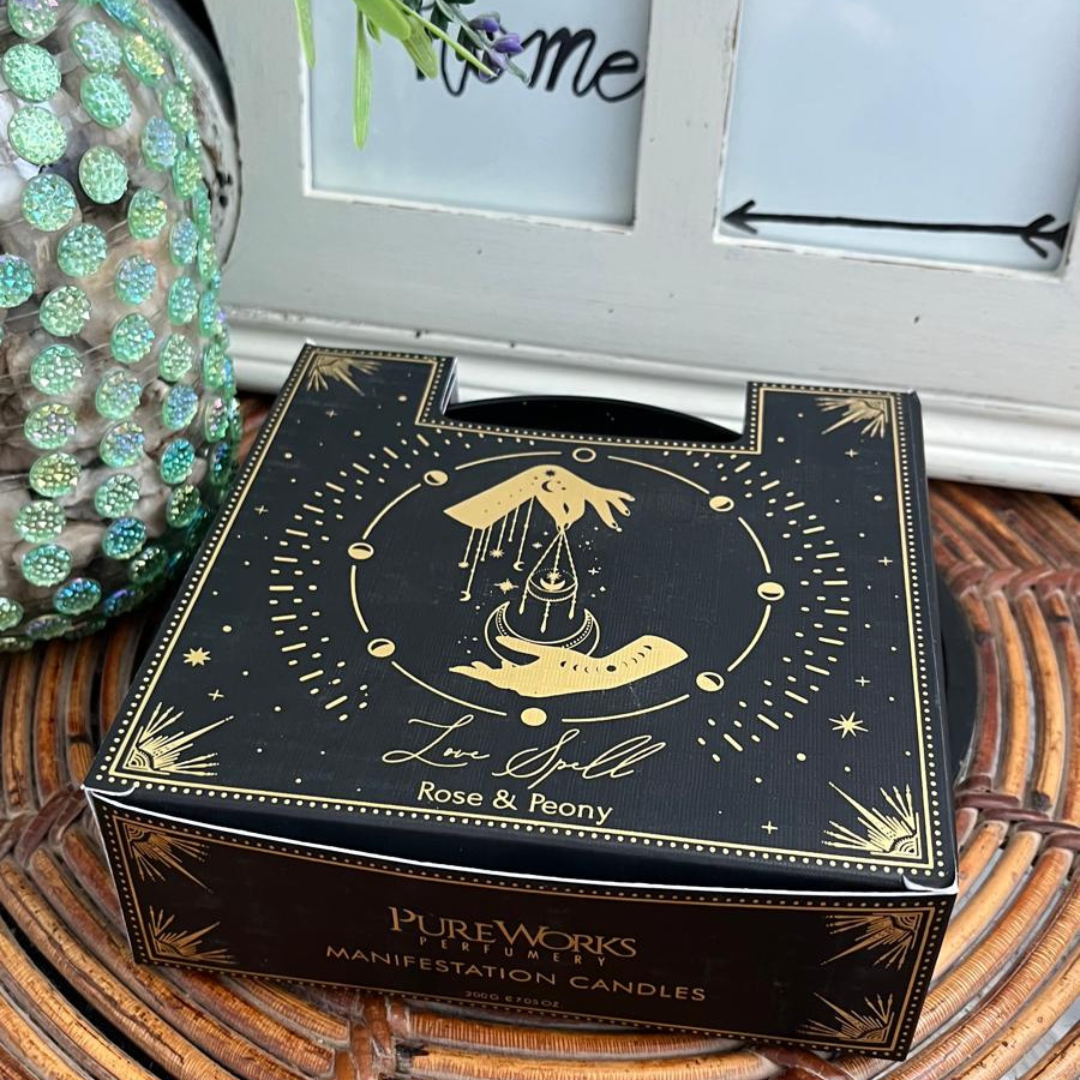 Velón Triple Luna Amor