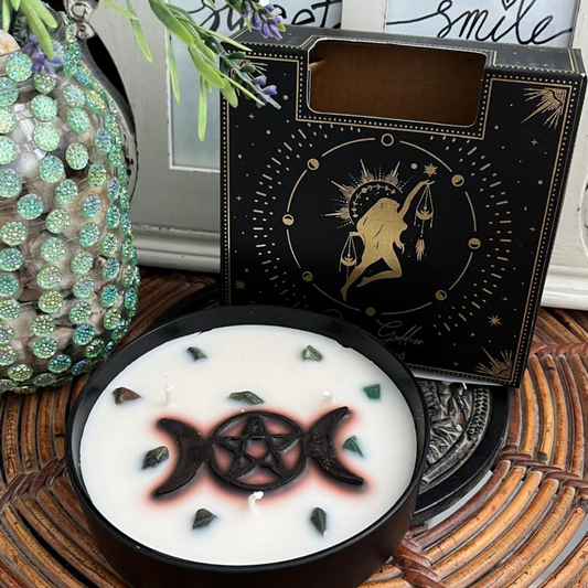 Velón Triple Luna Prosperidad