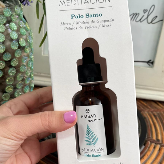 Esencia Ambar Meditación Palo Santo