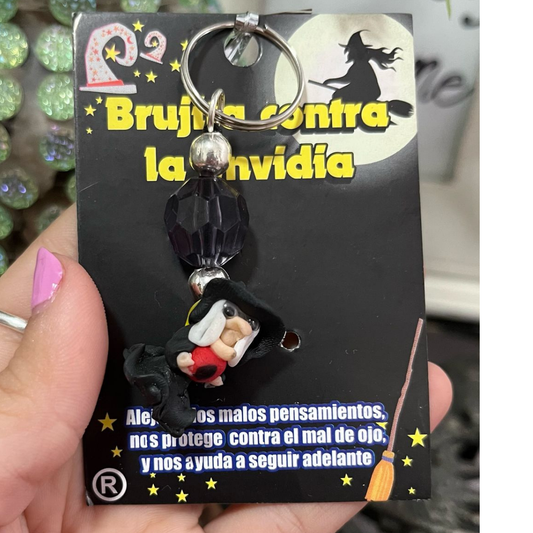 Llavero Bruja Contra Envidia