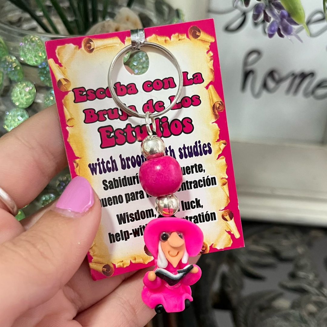 Llavero Bruja Estudios