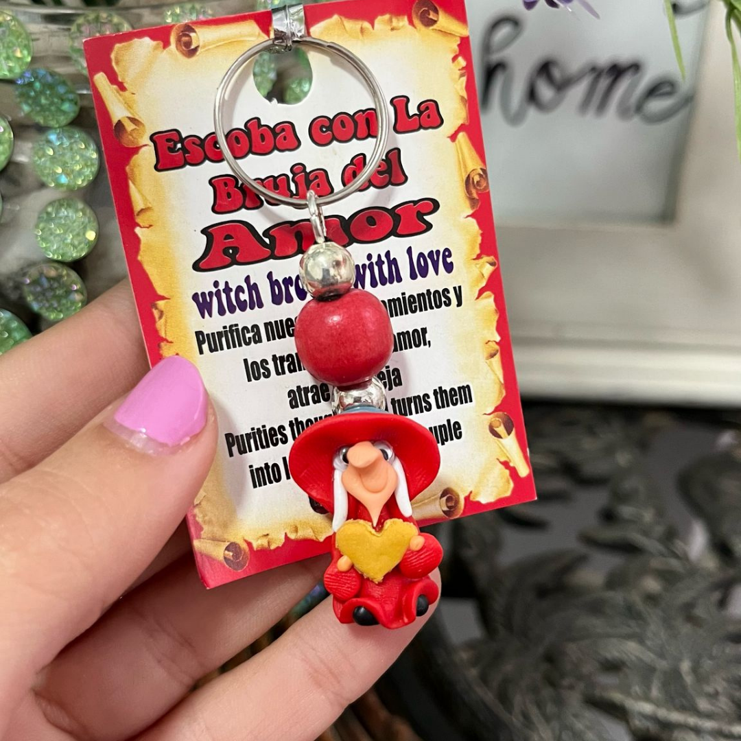 Llavero Bruja Amor
