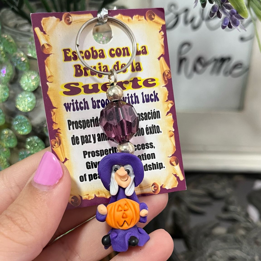Llavero Bruja Suerte