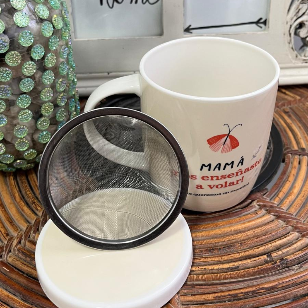 Taza Tisana con Filtro Especial Dia de la Madre