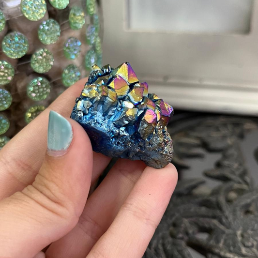 Drusa Amatista Aura Multicolor