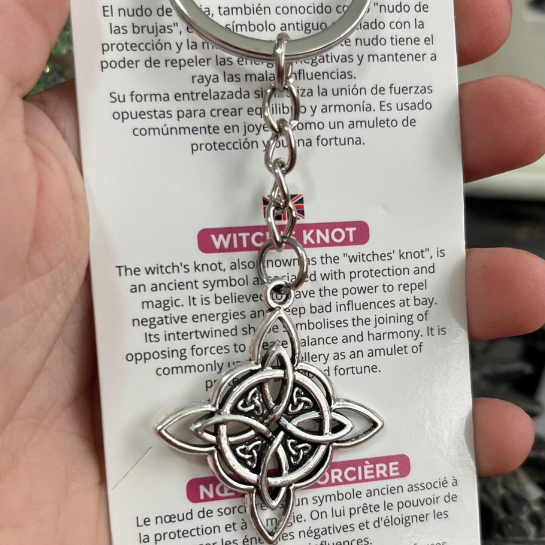 Llavero Nudo Bruja Metal