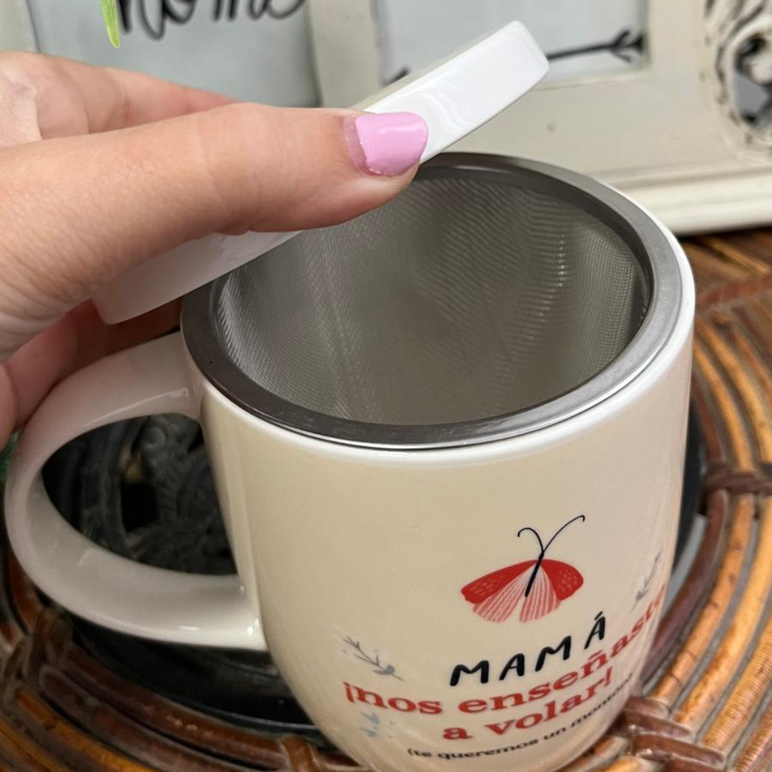 Taza Tisana con Filtro Especial Dia de la Madre