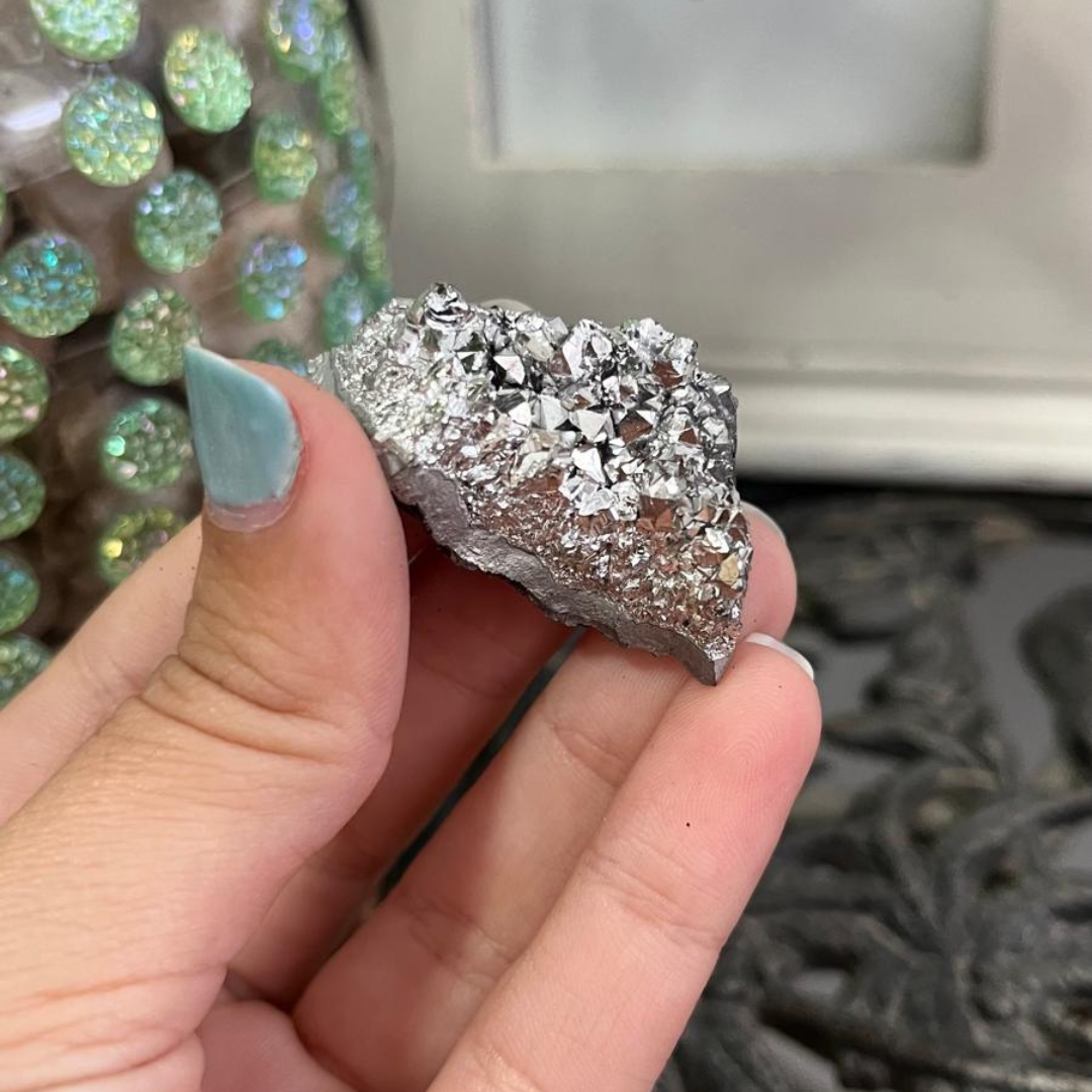 Drusa Amatista Aura Plata