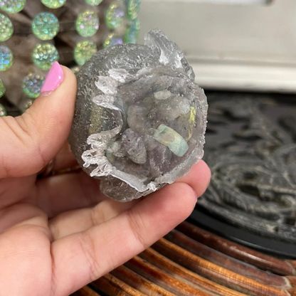 Búho Astral (Labradorita Blanca)