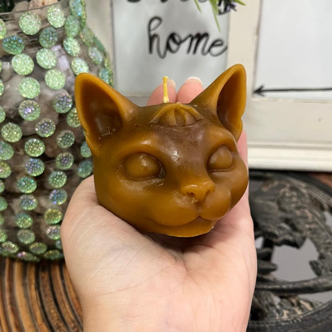 Vela de Miel Gato 3 Ojos