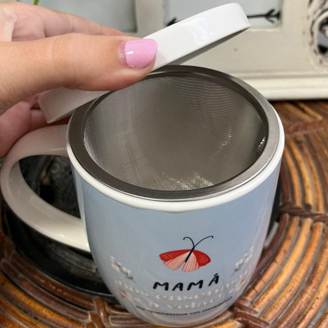 Taza Tisana con Filtro Especial Dia de la Madre